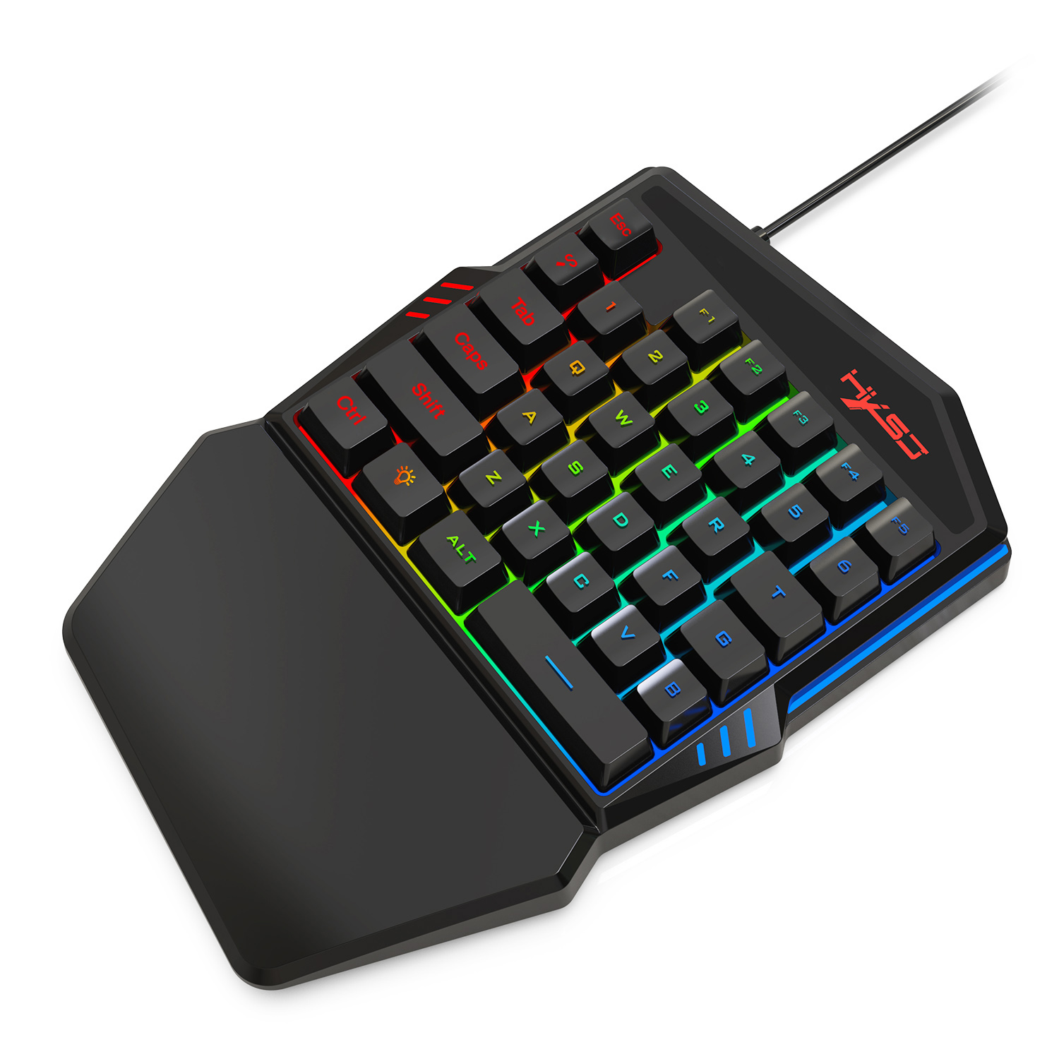 Gaming Keyboard Half - HXSJ V100 V100-2 35 klawiatura do