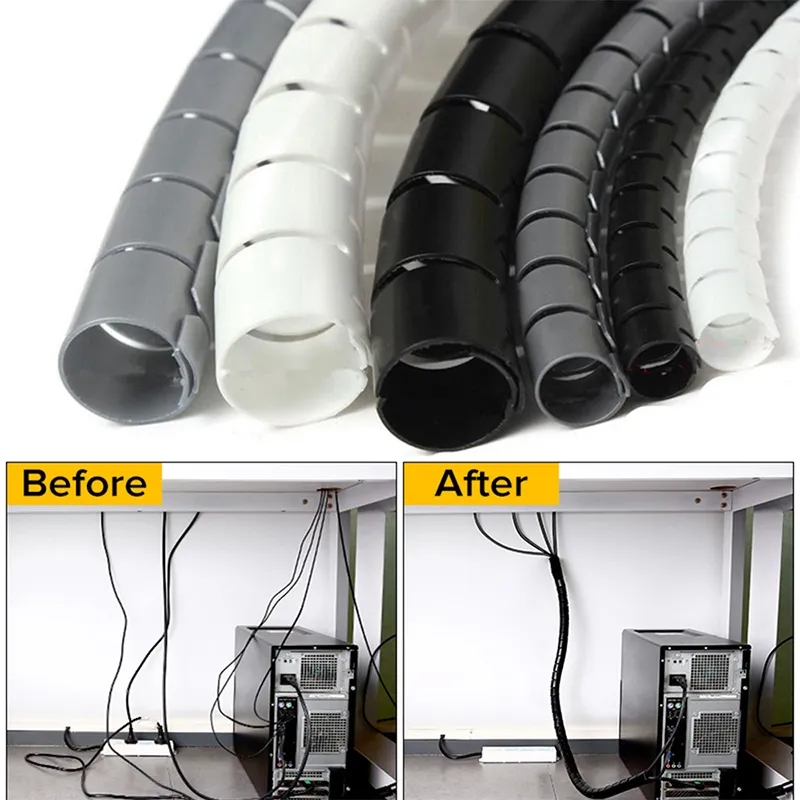Coiled Usb Cable - 1/2M elastyczny organizer do kabli spiralnych