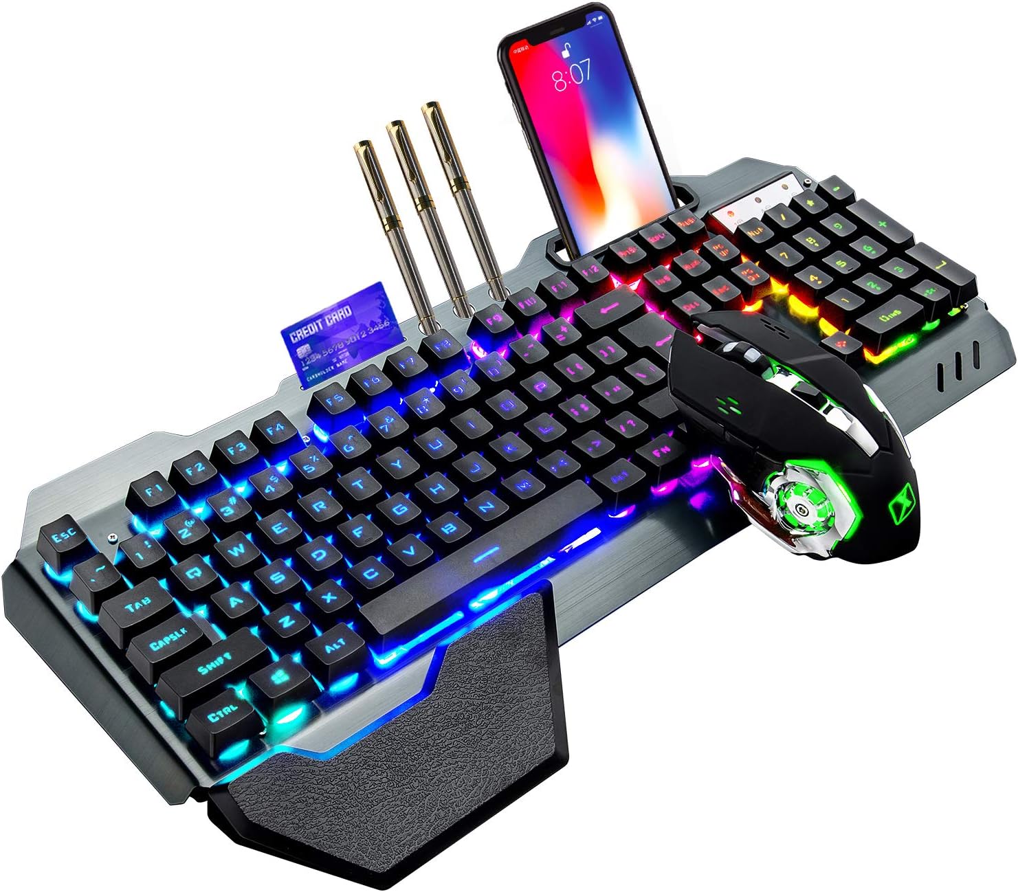 Gaming Keyboard Mouse Wireless - Bezprzewodowa klawiatura i mysz do gier
