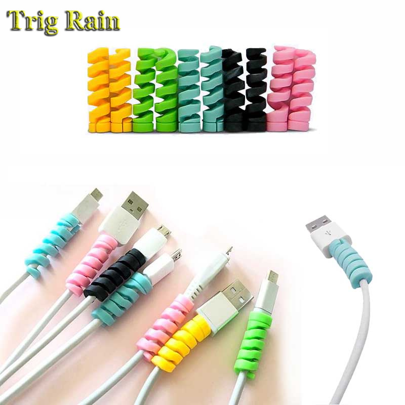 Coiled Usb Cable - Spiralny kabel protector Data Line silikonowy