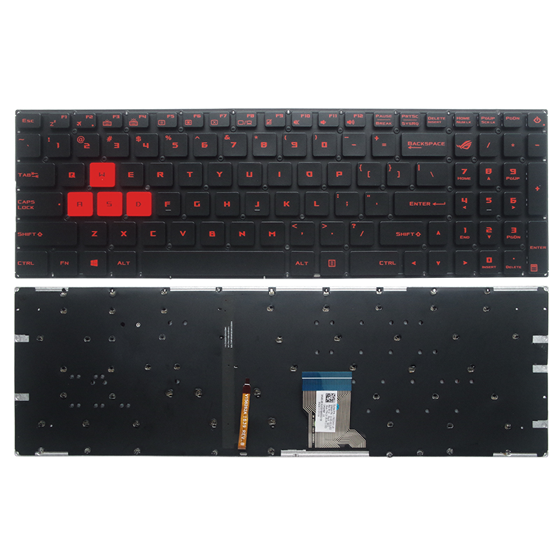 Gaming Keyboard Asus - GZEELE angielski US podświetlana klawiatura do