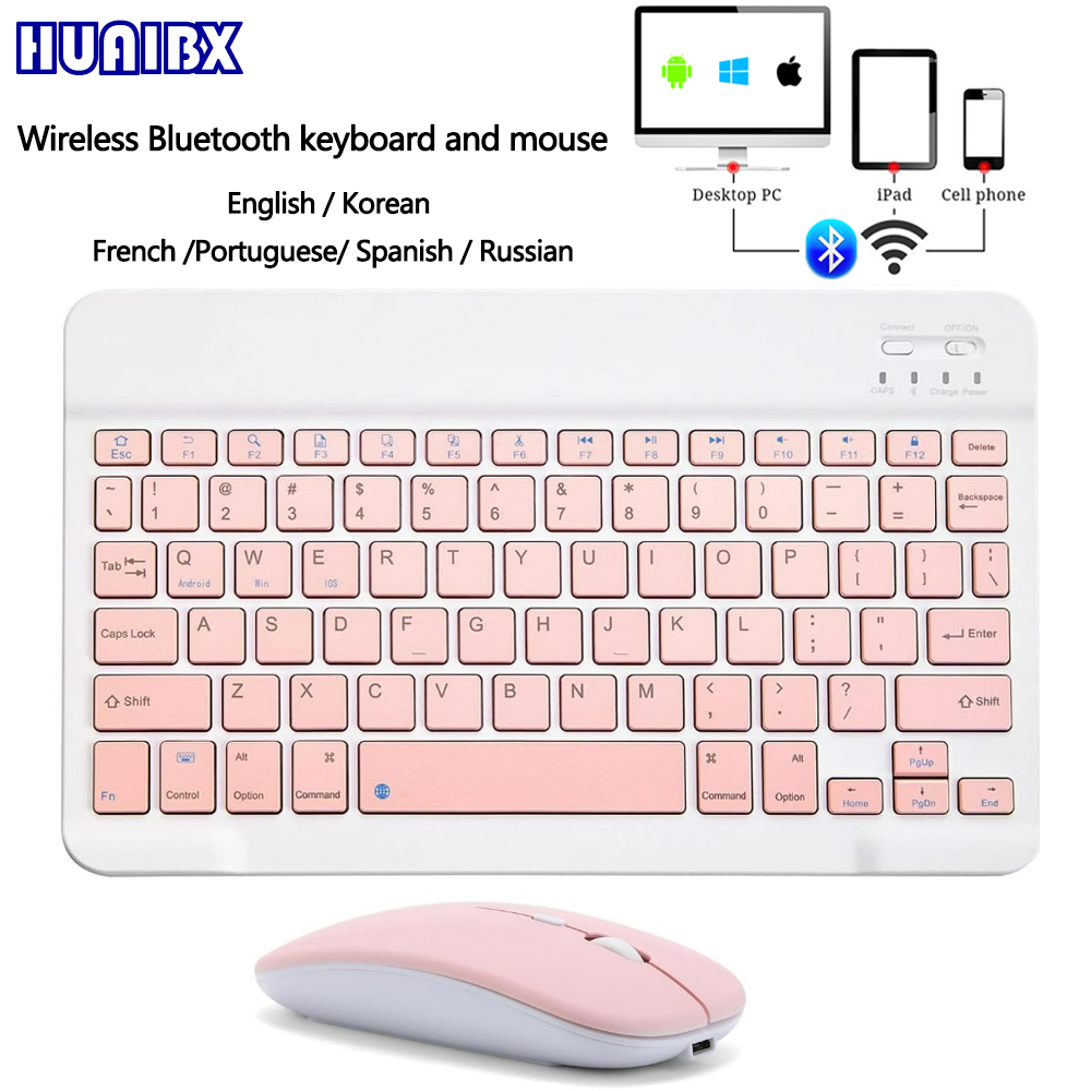 Gaming Keyboard Mechanical Wireless - 10-calowa bezprzewodowa mini klawiatura Bluetooth do