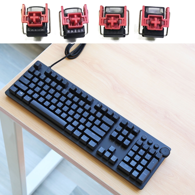 Gaming Keyboard Hot Swappable - 4 szt. V2 Slient Liner czerwone