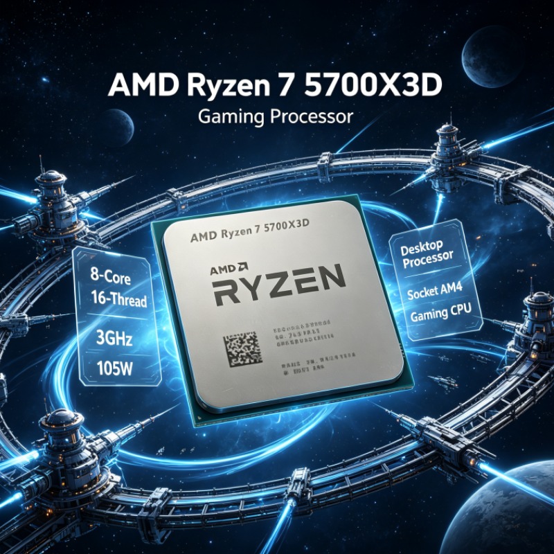 Amd Cpu Ryzen 7 - Procesor AMD Ryzen 7 5700X3D AM4