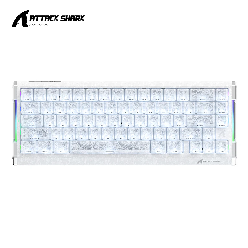 Gaming Keyboard Hot Swappable - ATTACK SHARK, R68 HE, Klawiatura mechaniczna,