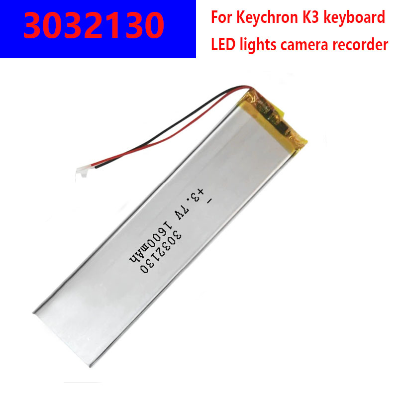Gaming Keyboard Tester - ISUNOO 3032130 3.7V 1800mAh Nowa bateria