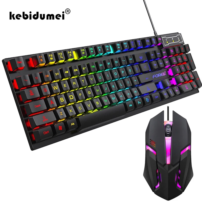 Gaming Keyboard And Mouse For Xbox - 104-klawiszowa podświetlana mechaniczna klawiatura przewodowa do