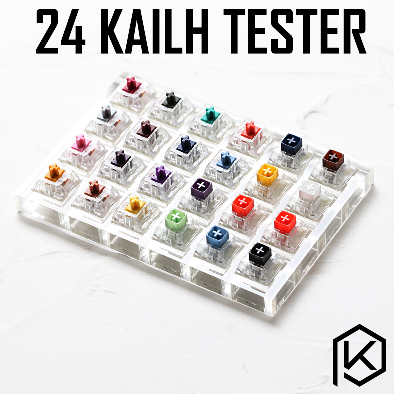 Gaming Keyboard Tester - 24 przełączniki tester z akrylową podstawą