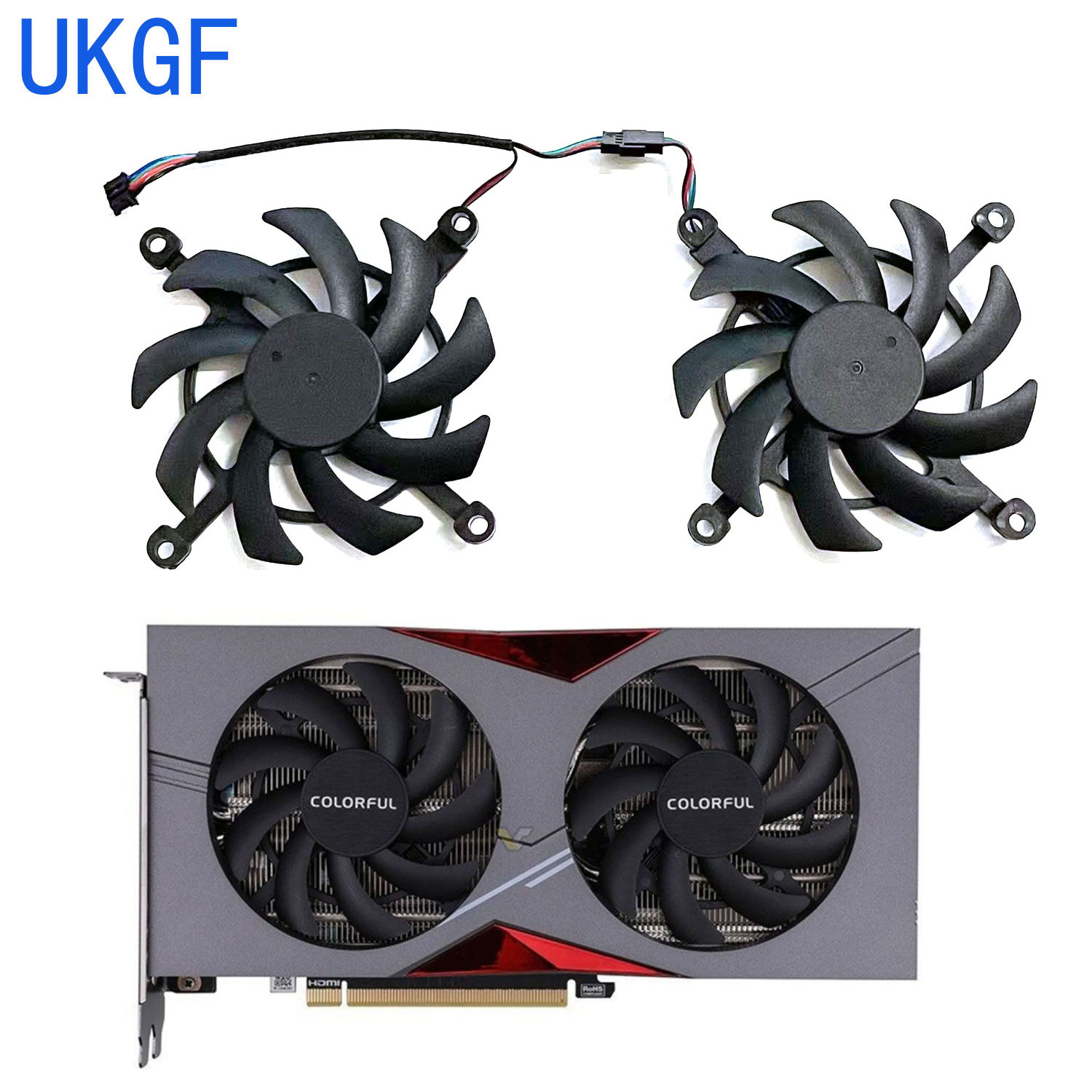 Nvidia Vga Rtx 4060 - Wymienny wentylator 85MM 4PIN do karty