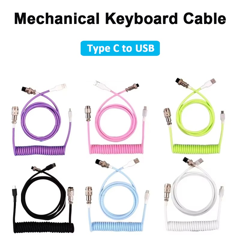 Kabel spiralny do klawiatury m – Coiled Usb Cable recenzja i cena