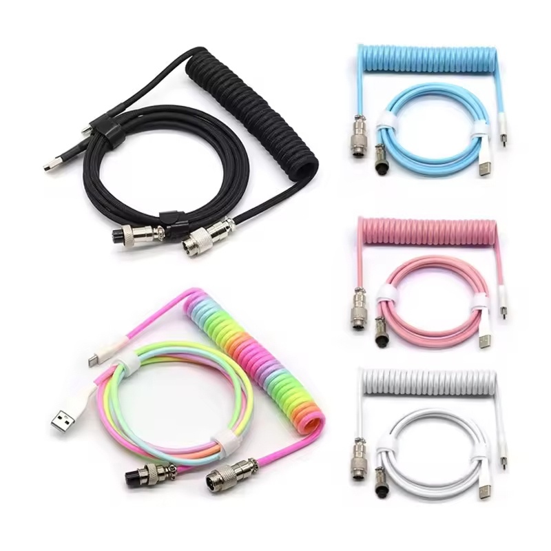 Kabel spiralny do klawiatury m – Coiled Usb Cable recenzja i cena