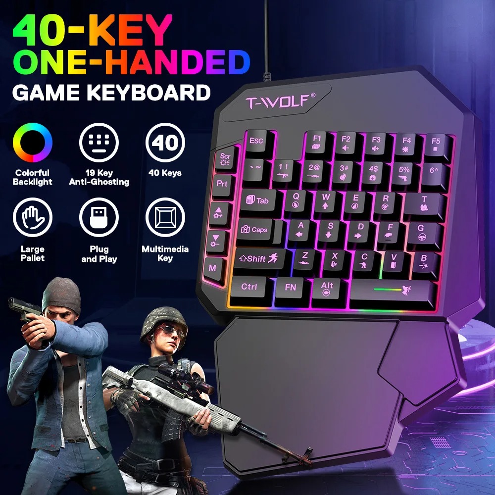 Zestaw 5 w 1: Klawiatura gamin – Gaming Keyboard And Mouse For Xbox recenzja i cena