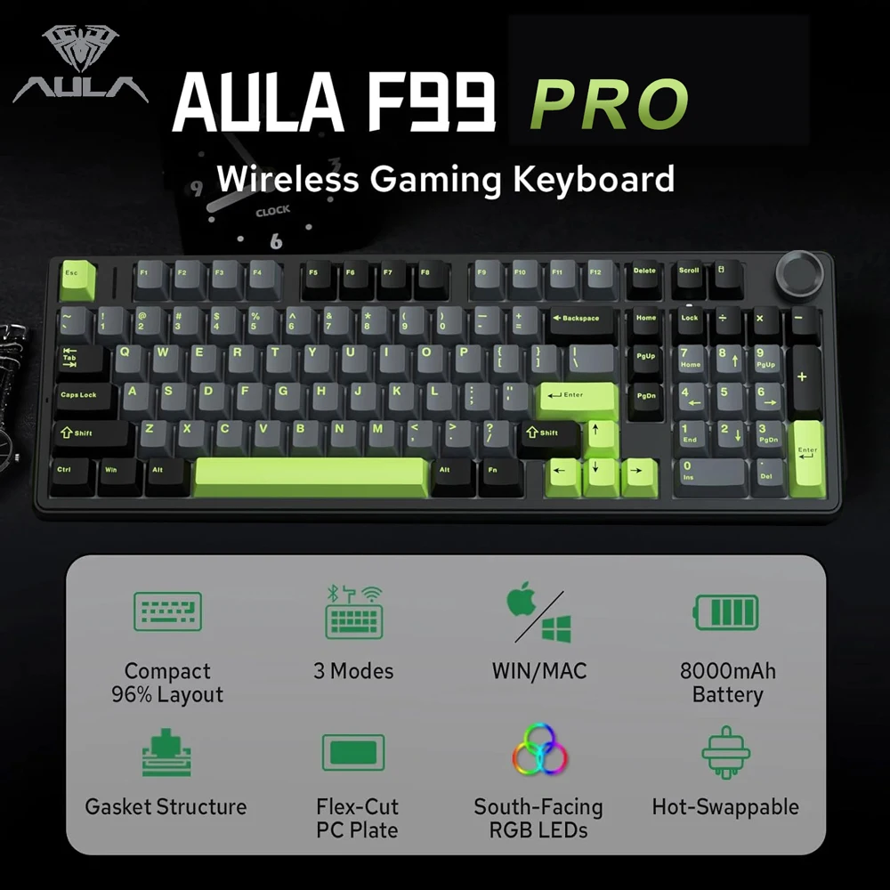 Mechaniczna klawiatura do gier – Gaming Keyboard Hot Swappable recenzja i cena