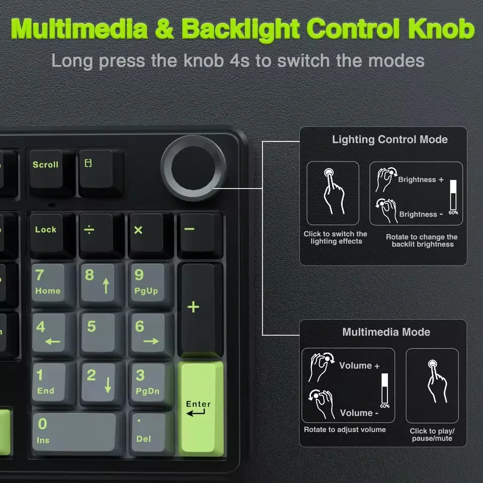 Mechaniczna klawiatura do gier – Gaming Keyboard Hot Swappable recenzja i cena