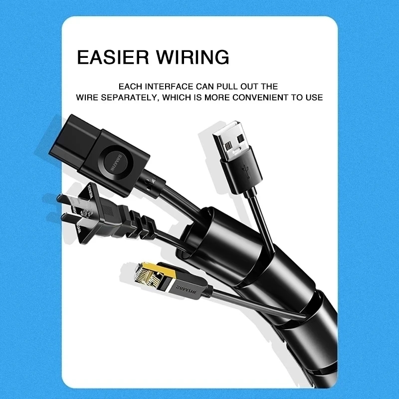 1/2M elastyczny organizer do k – Coiled Usb Cable recenzja i cena