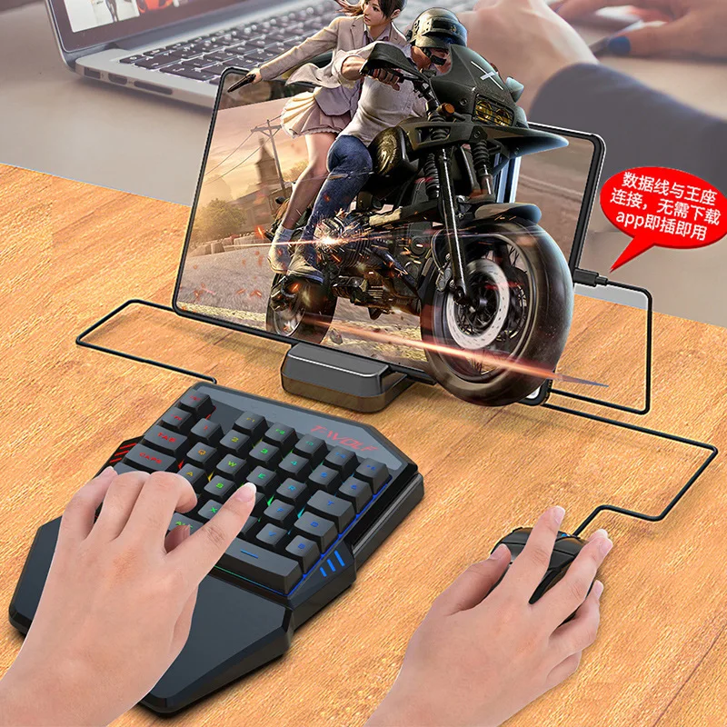 T-WOLF TF900 jednoręczny zesta – Gaming Keyboard Half recenzja i cena
