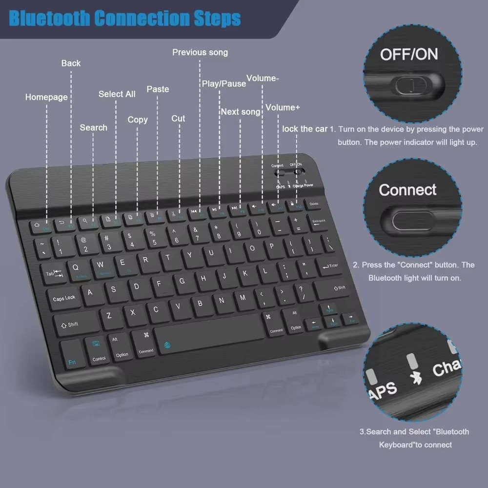 Klawiatura bezprzewodowa Bluet – Gaming Keyboard Wireless recenzja i cena