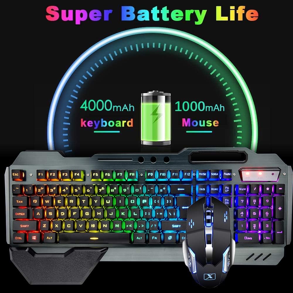 Bezprzewodowa klawiatura i mys – Gaming Keyboard Mouse Wireless recenzja i cena