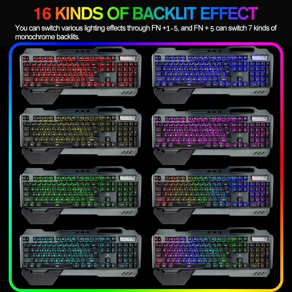 Bezprzewodowa klawiatura i mys – Gaming Keyboard Mouse Wireless recenzja i cena