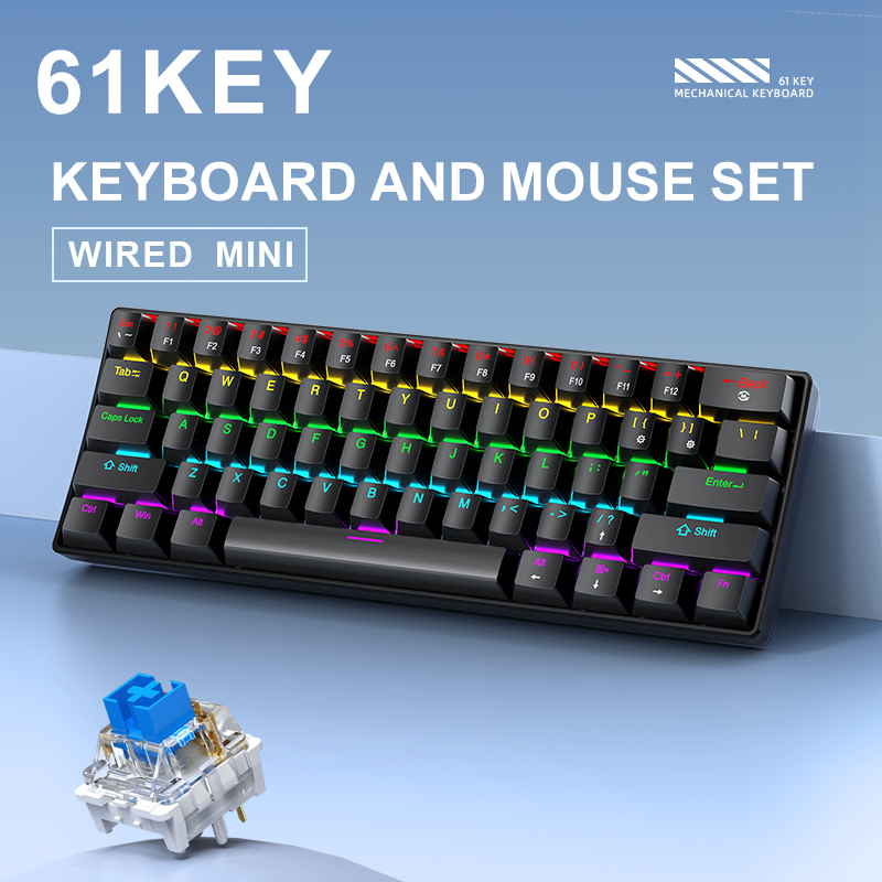 APAYADO K61 Mini Klawiatura Me – Gaming Keyboard Hot Swappable recenzja i cena