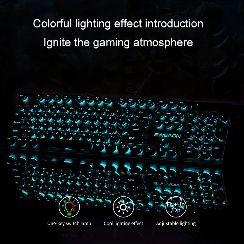 Zestaw klawiatura i mysz w sty – Gaming Keyboard Mechanical Wireless recenzja i cena