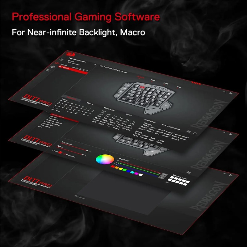 Nowa bezprzewodowa, jednoręczn – Gaming Keyboard Half recenzja i cena