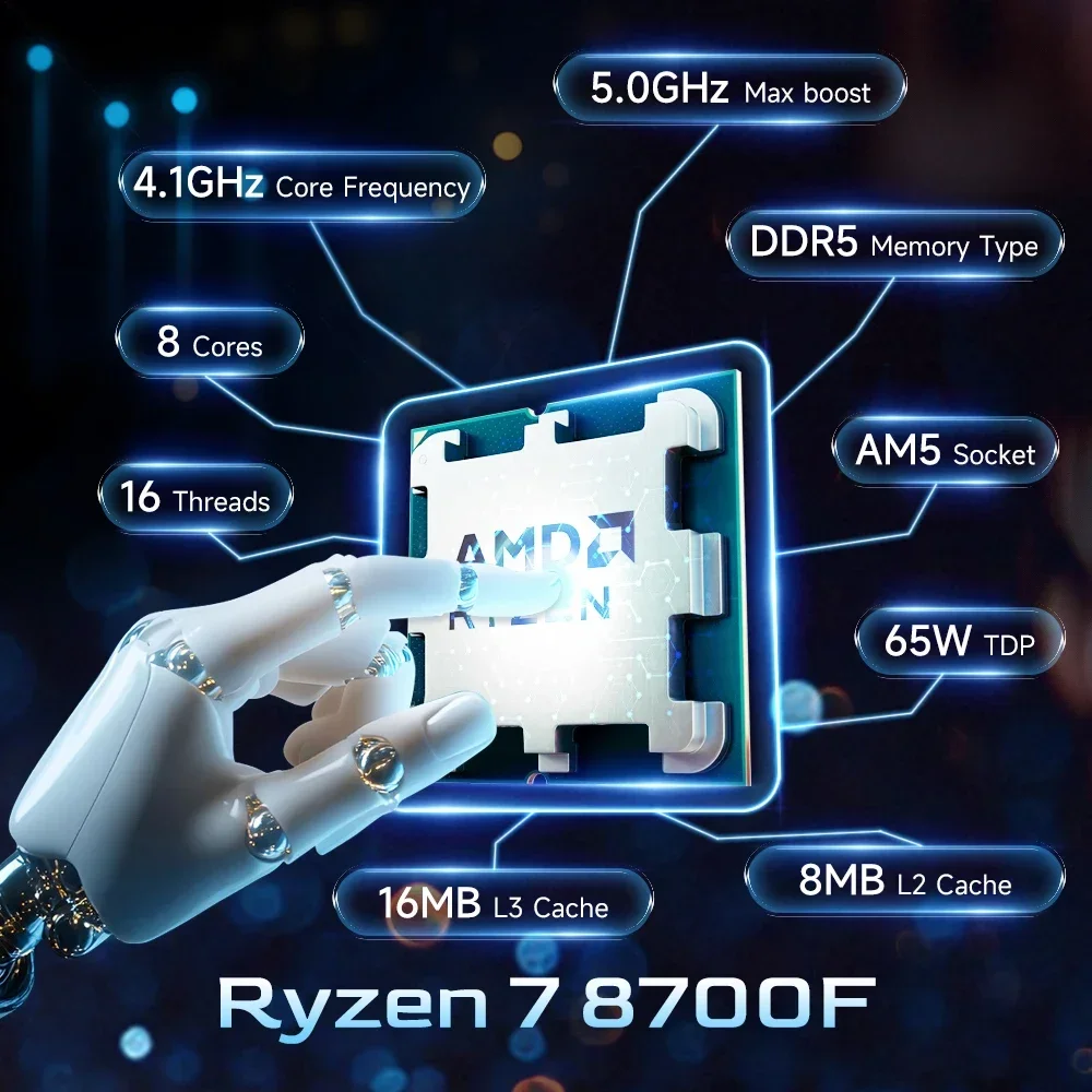 AMD R7 8700F Ryzen 7 8700F CPU – Amd Cpu Ryzen 7 recenzja i cena