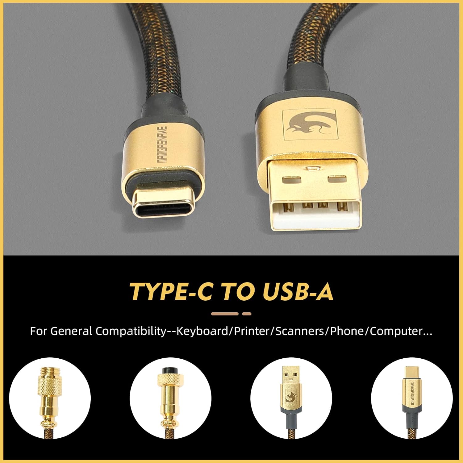 ATTACK SHARK * MAMBASNAKE C03  – Coiled Usb Cable recenzja i cena