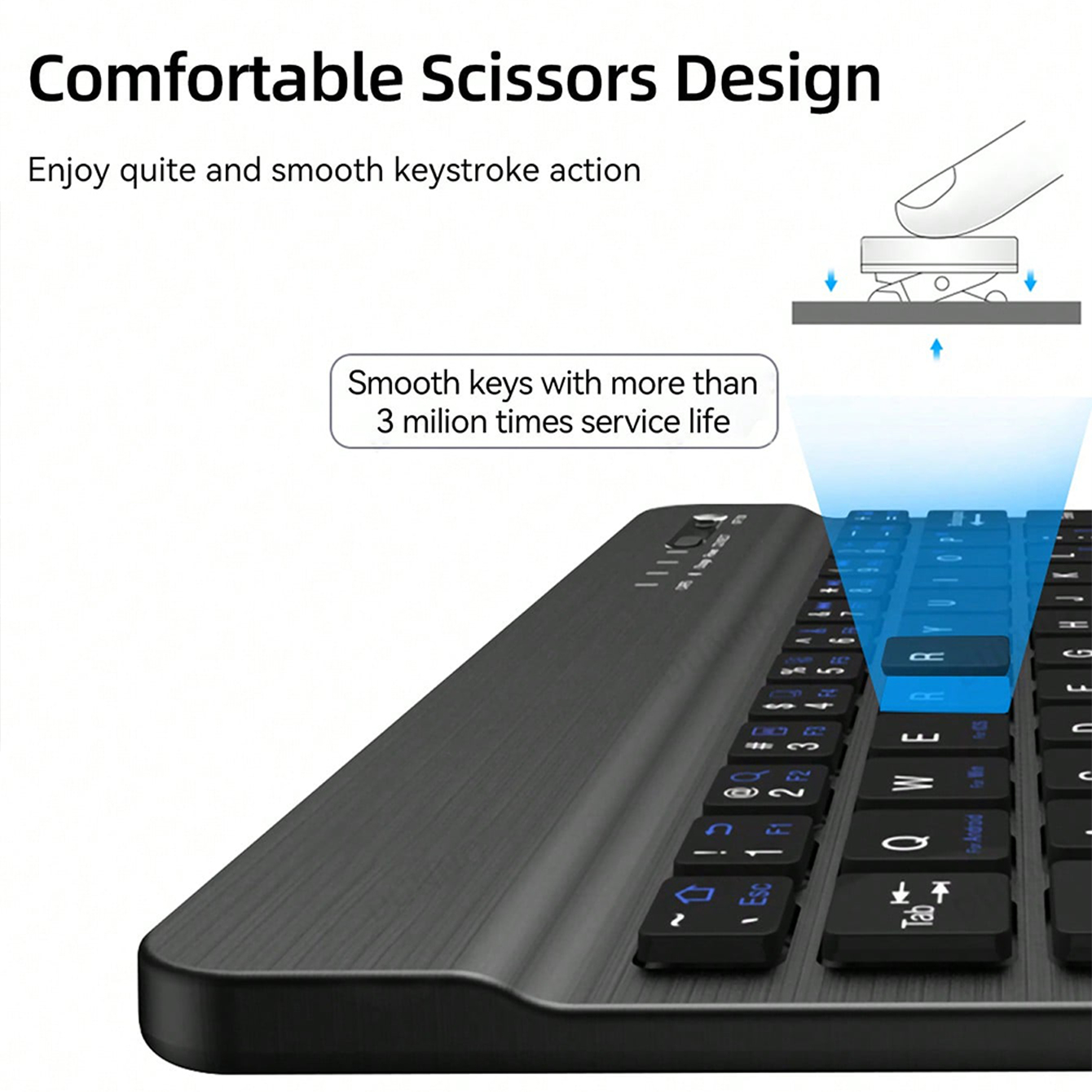 Wielojęzyczna klawiatura do ta – Gaming Keyboard Mechanical Wireless recenzja i cena