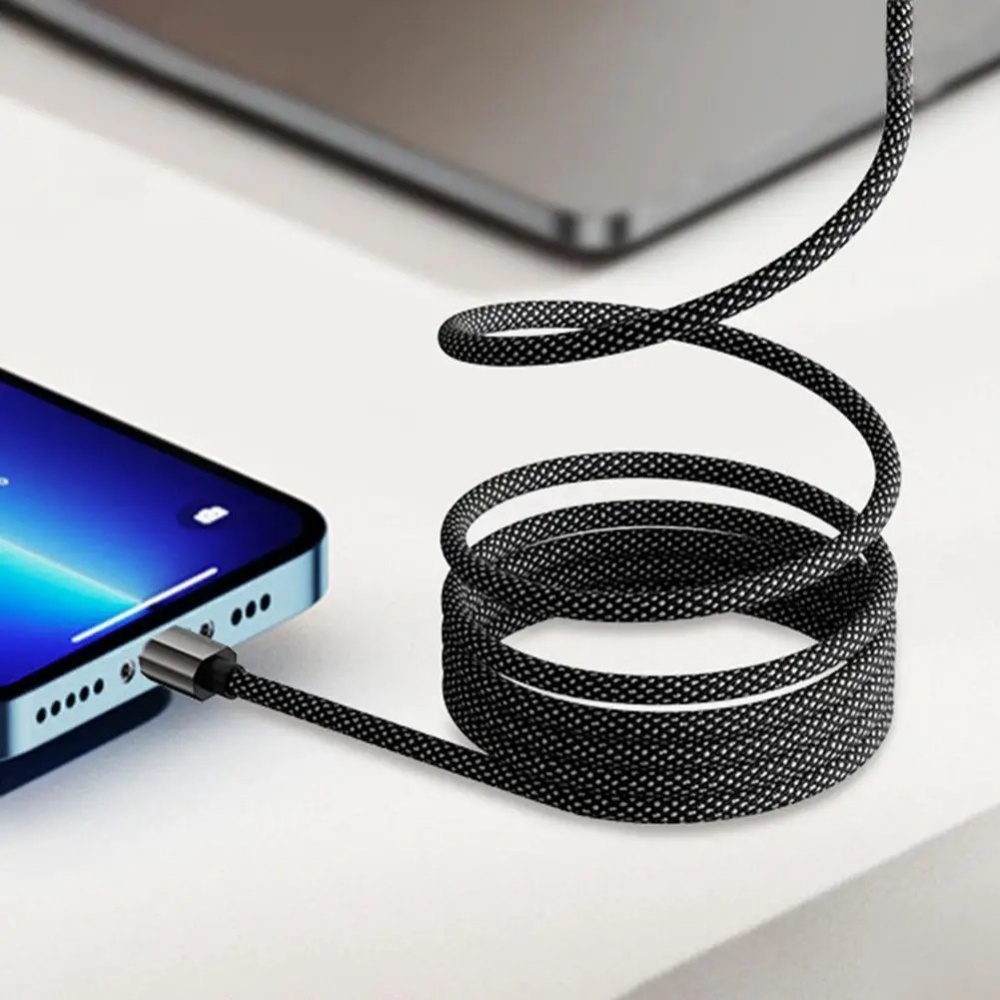 Kabel USB-C do szybkiego ładow – Coiled Usb Cable recenzja i cena