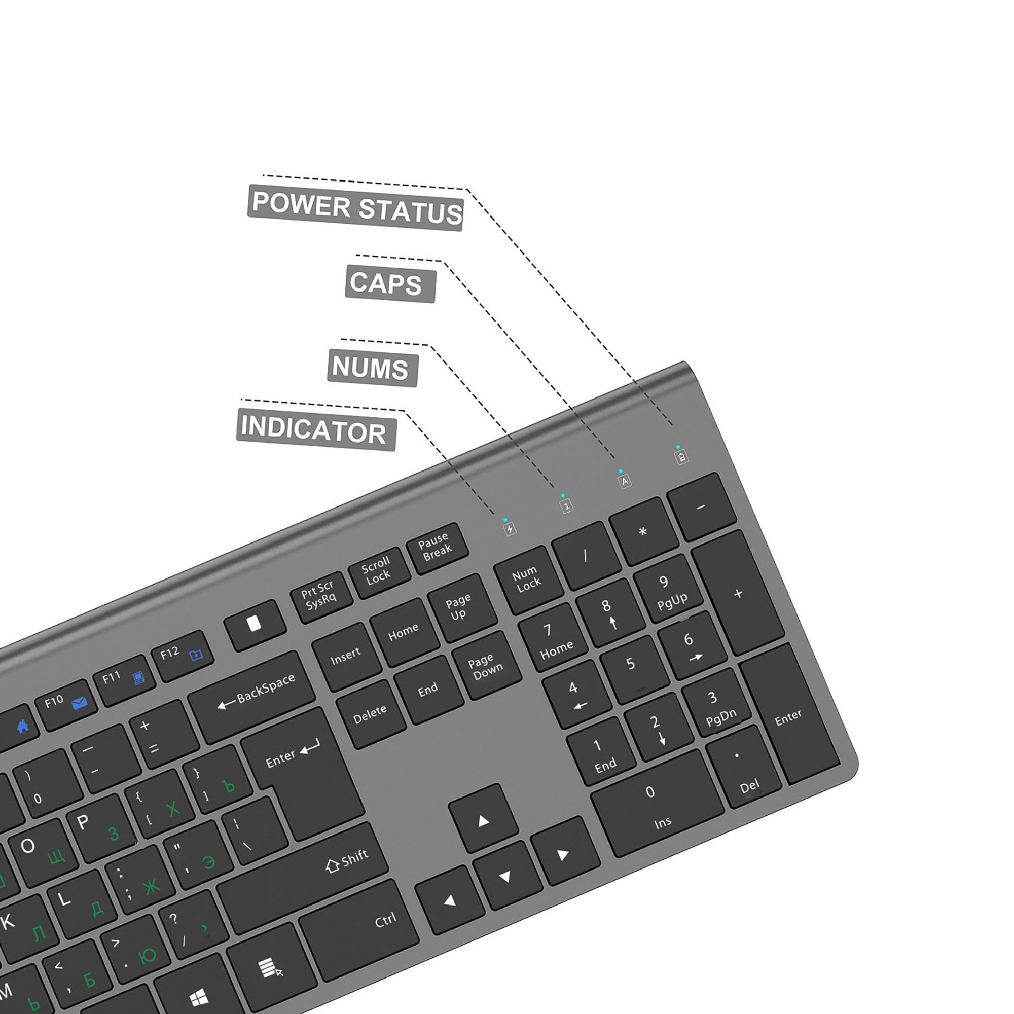 2.4G akumulatorowa bezprzewodo – Gaming Keyboard Mouse Wireless recenzja i cena