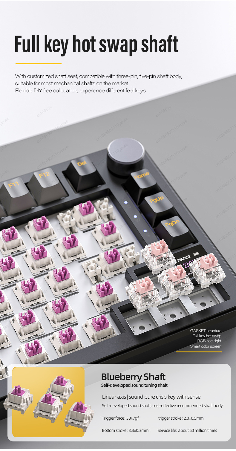 Nowa klawiatura mechaniczna AL – Gaming Keyboard Hot Swappable recenzja i cena