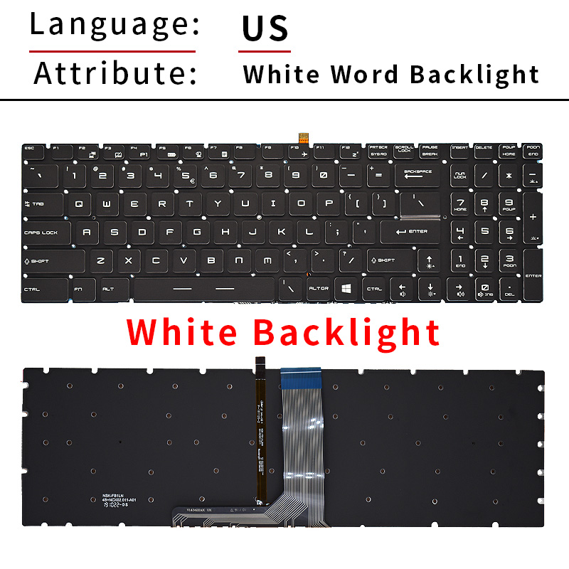 Podświetlana klawiatura US/RU/ – Gaming Keyboard Backlit recenzja i cena