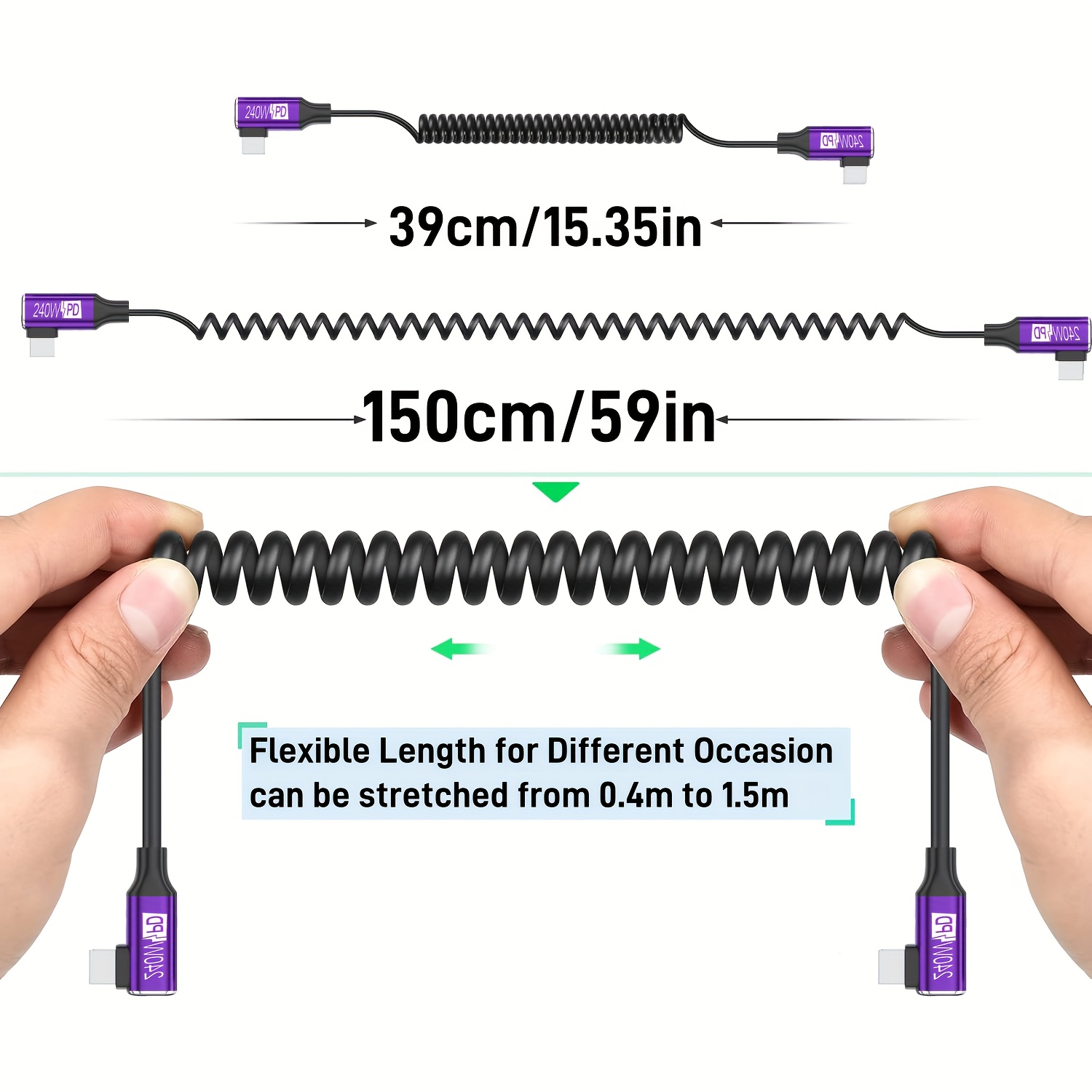 Kabel spiralny USB-C do USB-C  – Coiled Usb Cable recenzja i cena