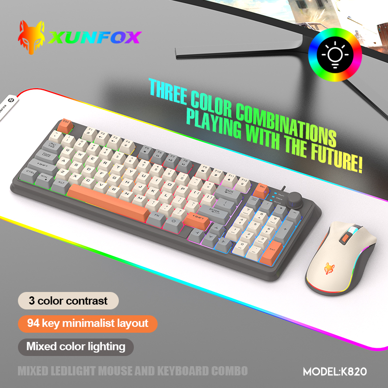K820 USB Przewodowa klawiatura – Gaming Keyboard And Mouse For Xbox recenzja i cena