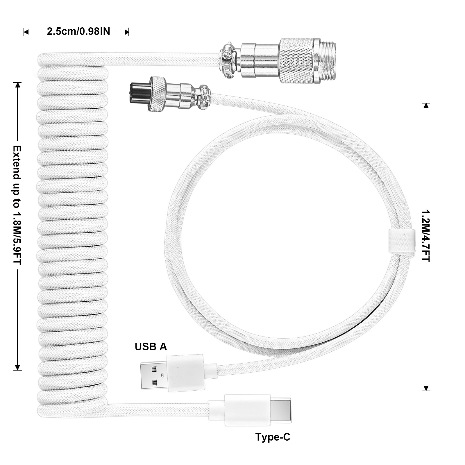 Kabel spiralny USB typu C do k – Coiled Usb Cable recenzja i cena