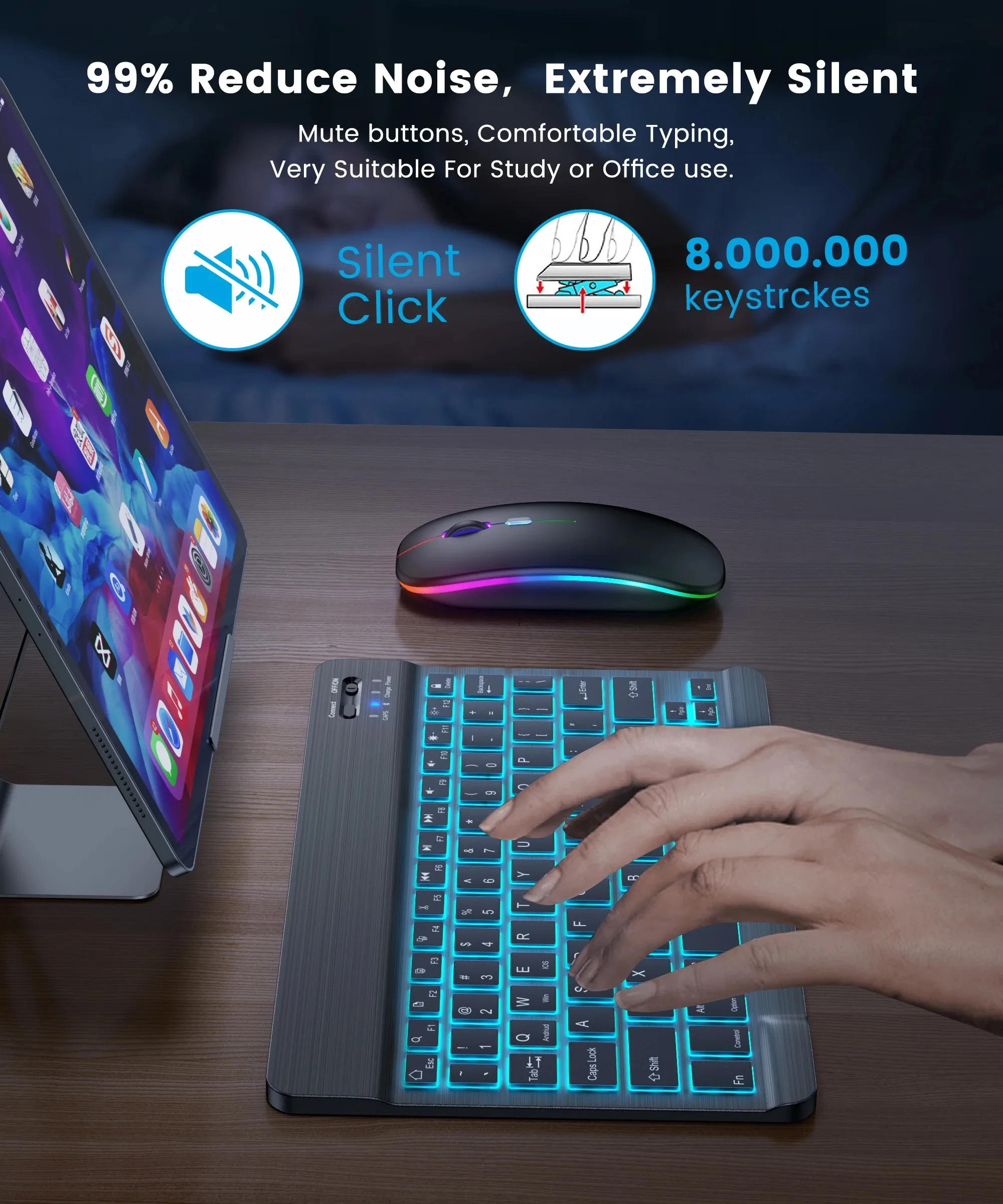 Mini podświetlana bezprzewodow – Gaming Keyboard And Mouse For Xbox recenzja i cena