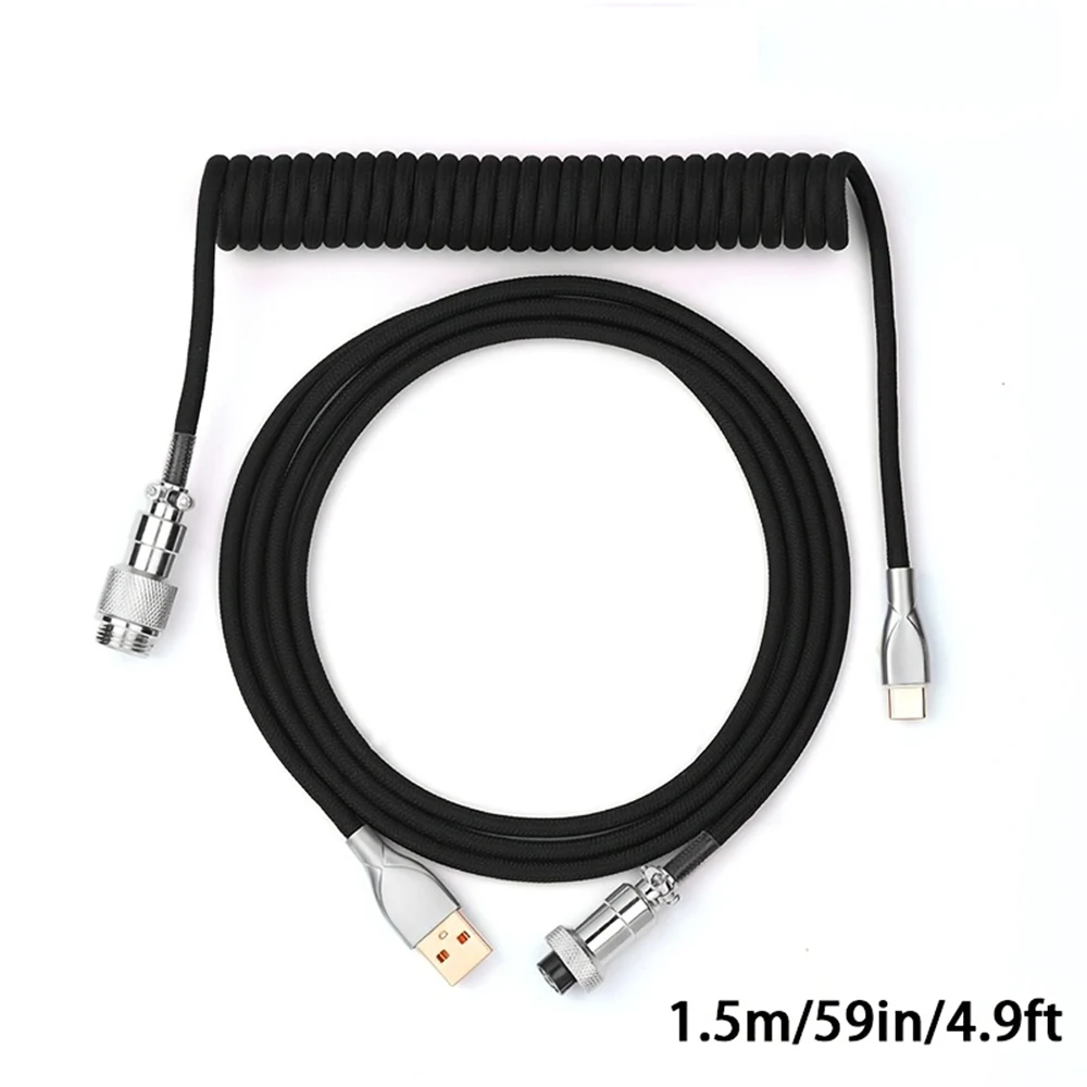 Kabel spiralny do klawiatury 1 – Coiled Usb Cable recenzja i cena
