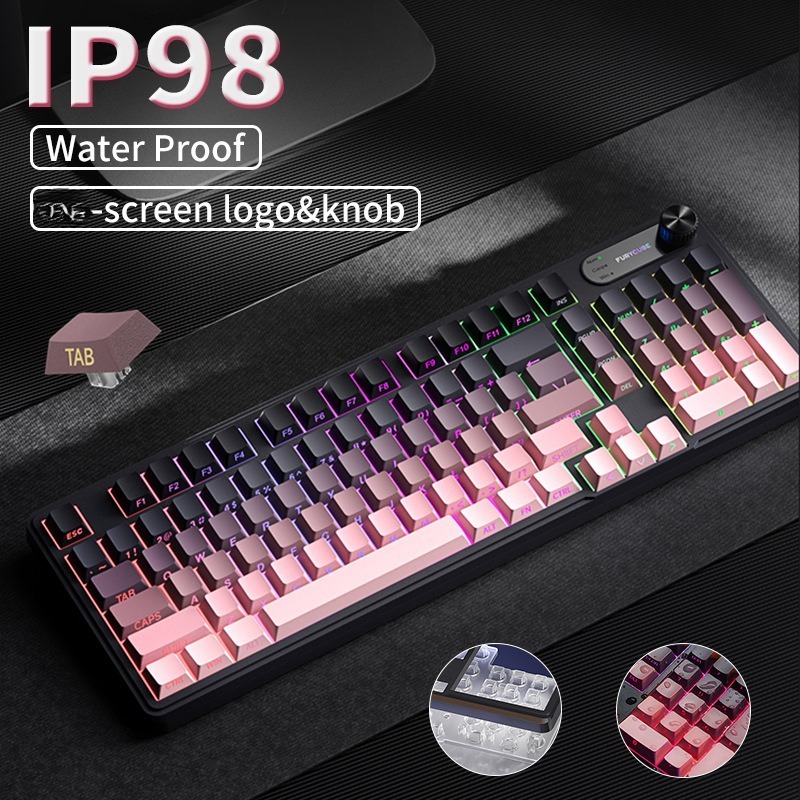 Klawiatura RGB IP98, niskoprof – Gaming Keyboard Ip98 recenzja i cena